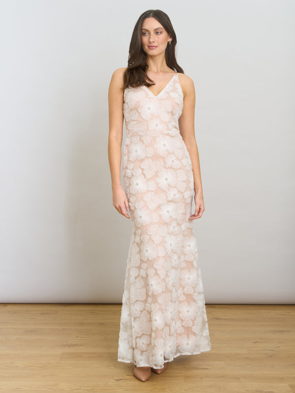 Eleni Beaded Soutache Maxi Dress