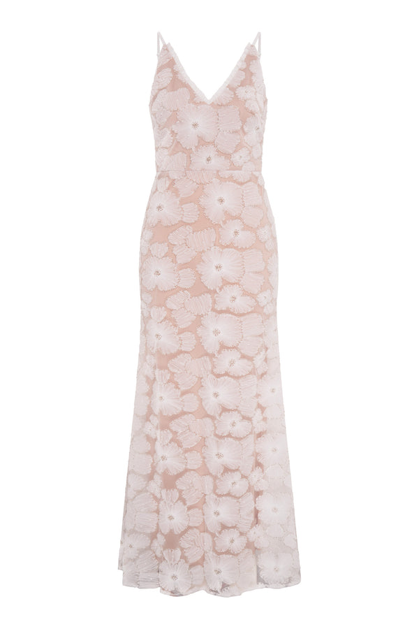 Eleni Beaded Soutache Maxi Dress