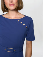 Elise Belted Shift Dress