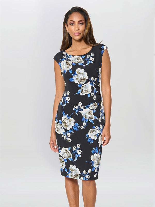 Cybil Floral Print Sleeveless Dress