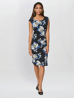 Cybil Floral Print Sleeveless Dress