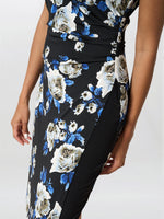 Cybil Floral Print Sleeveless Dress