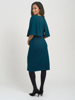 Gillian Chiffon Cape Dress