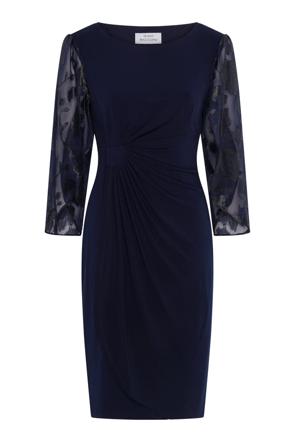 Helene Lace Sleeve Dress