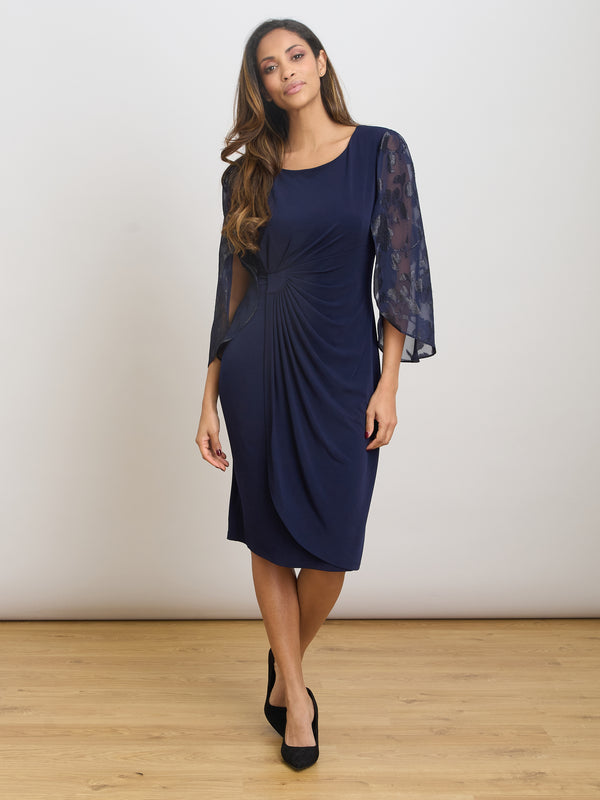 Helene Lace Sleeve Dress