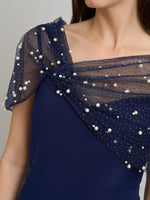 Irma Asymmetrical Neckline Maxi Dress