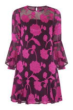 Isabella Embroidered Fit And Flare Dress