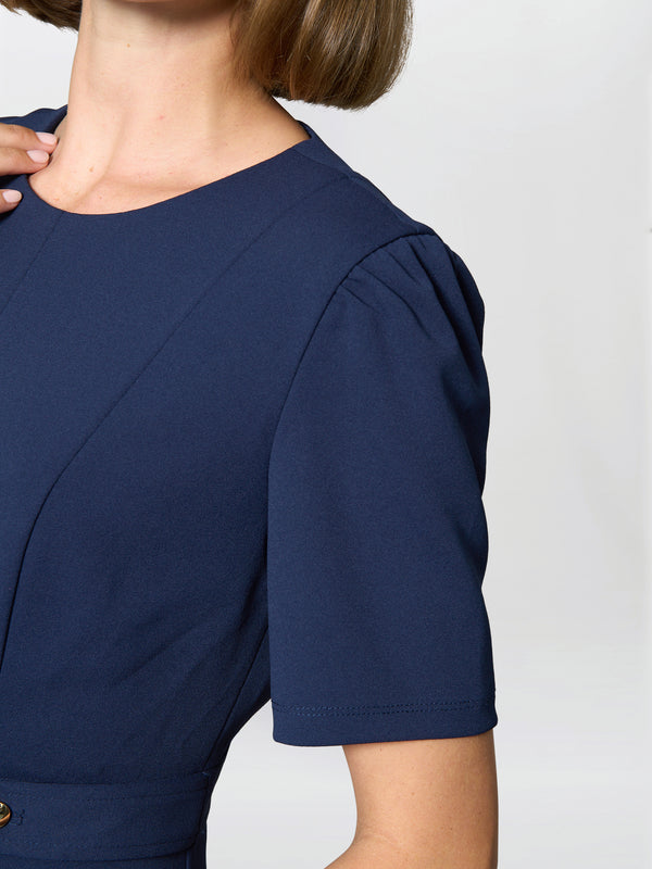 Mel Fit And Flare Midi Dress