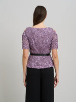 Kitty V Neck Lace Blouse