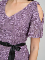 Kitty V Neck Lace Blouse