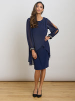 Lexie Embellished Sleeves Dress