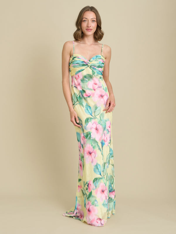Marge Burnout Print Maxi Dress