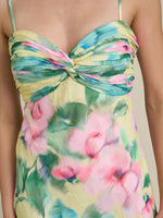 Marge Burnout Print Maxi Dress