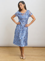 Masha Soutache Lace Midi Dress