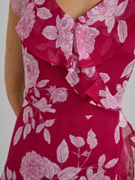 Marilyn Floral Print Yoryu Dress