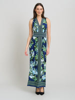 Marisa V Neck Sleeveless Maxi Dress