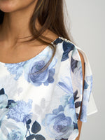 Morgan Midi Printed Tiered Chiffon Dress