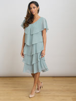 Bella Georgette Tiered Dress