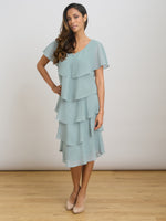 Bella Georgette Tiered Dress