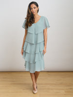 Bella Georgette Tiered Dress