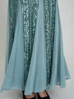 Mimsy V Neck Beaded Maxi Dress