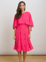 Milly Jacquard Metallic Thread Dress