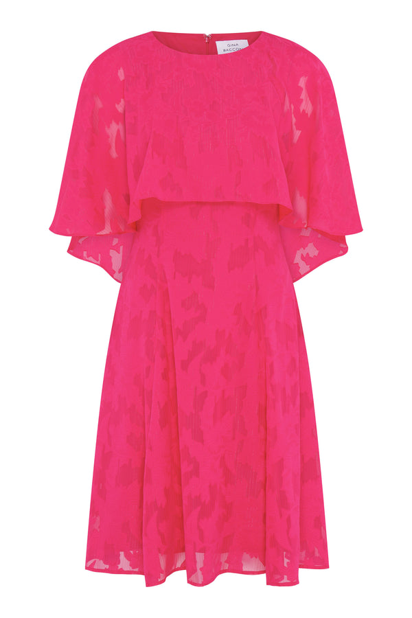 Milly Jacquard Metallic Thread Dress