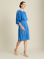 Mercedes Leaf Jacquard Dress