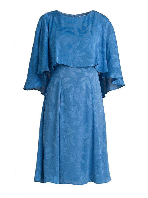 Mercedes Leaf Jacquard Dress