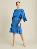 Mercedes Leaf Jacquard Dress