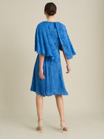 Mercedes Leaf Jacquard Dress