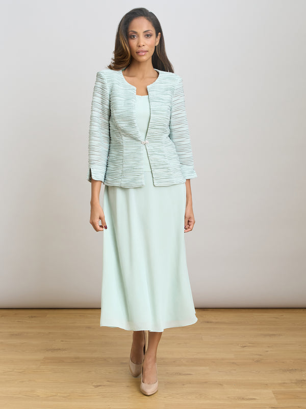 Page Fancy Jacket & Chiffon Dress