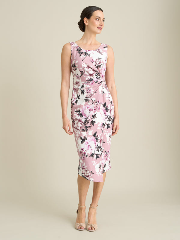 Roma Twist Knot Floral Dress