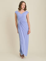 Bailee Jersey Diamante Trim Maxi Dress