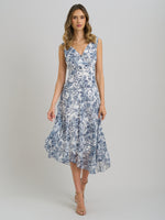 India Chiffon Print Dress