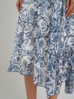 India Chiffon Print Dress