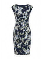 Poppie Sleeveless Faux Wrap Floral Dress