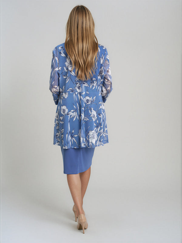 Milana Printed Dress And Jacket