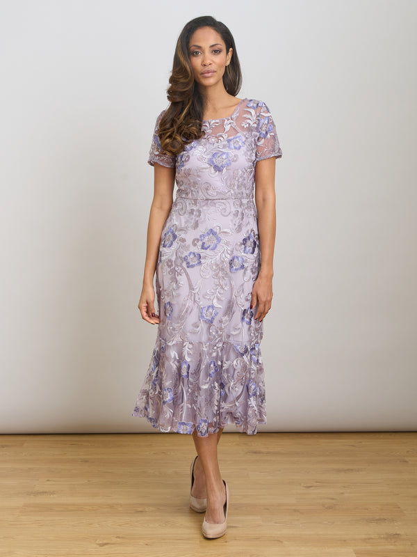 Mildred Lace Midi Dress