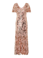 Milena Sequin Embellished Maxi Dress