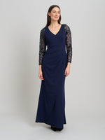 Reena Embellished Sleeves Maxi Dress