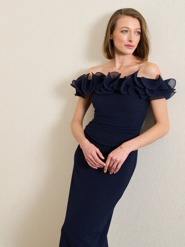 Risa Off-Shoulder Ruffle Maxi Dress
