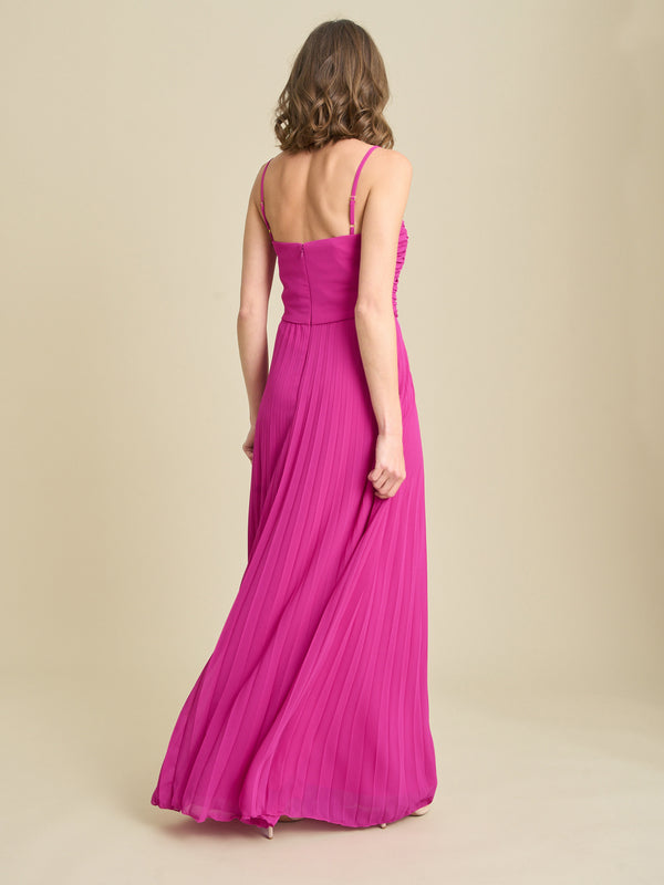 Roberta Pleated Maxi Dress