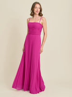 Roberta Pleated Maxi Dress