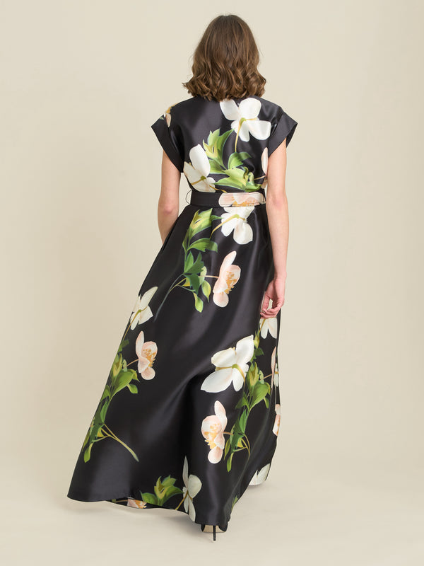 Selina Floral Belted Maxi Dress