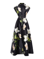 Selina Floral Belted Maxi Dress