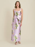 Shawna Floral Tie Waist Maxi Dress