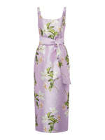 Shawna Floral Tie Waist Maxi Dress