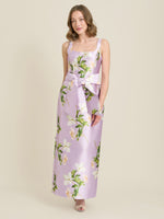 Shawna Floral Tie Waist Maxi Dress