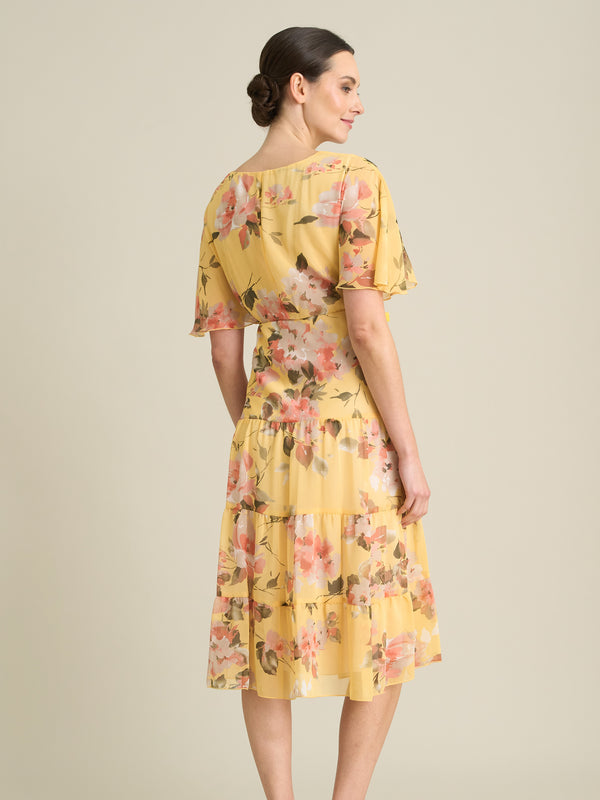 Agatha Floral Chiffon Dress